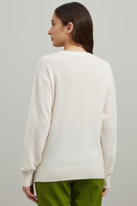 Maglia in puro cashmere