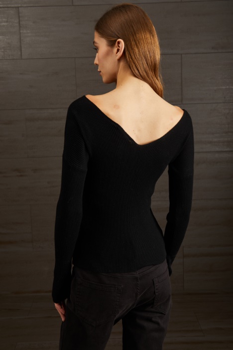 Maglia con scollo a V