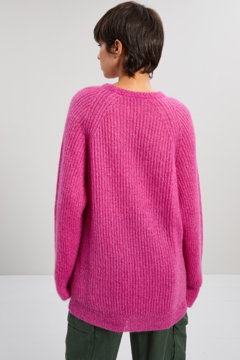 Maglia in lana e mohair