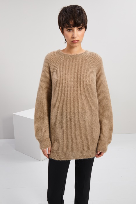 Maglia in lana e mohair Intrend