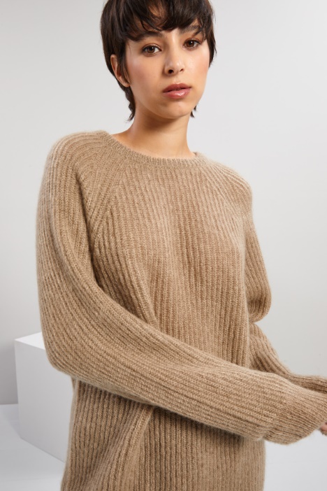 Maglia in lana e mohair