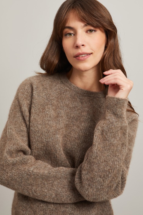Maglia in lana e mohair Intrend