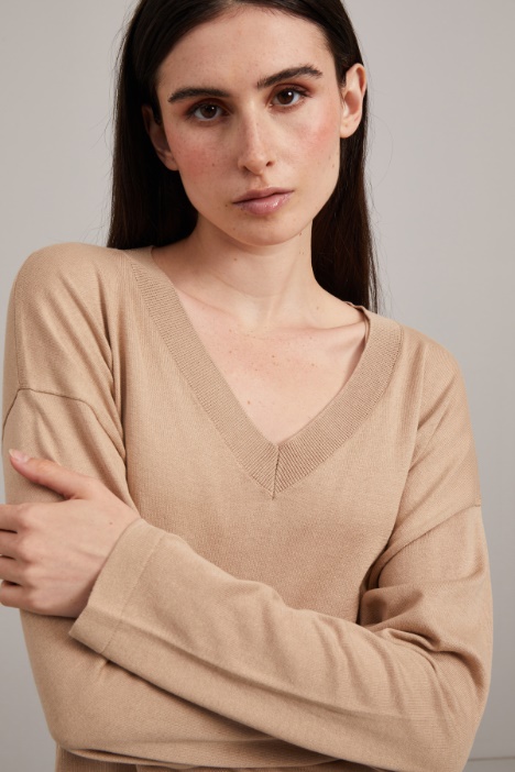 Maglia con scollo a V