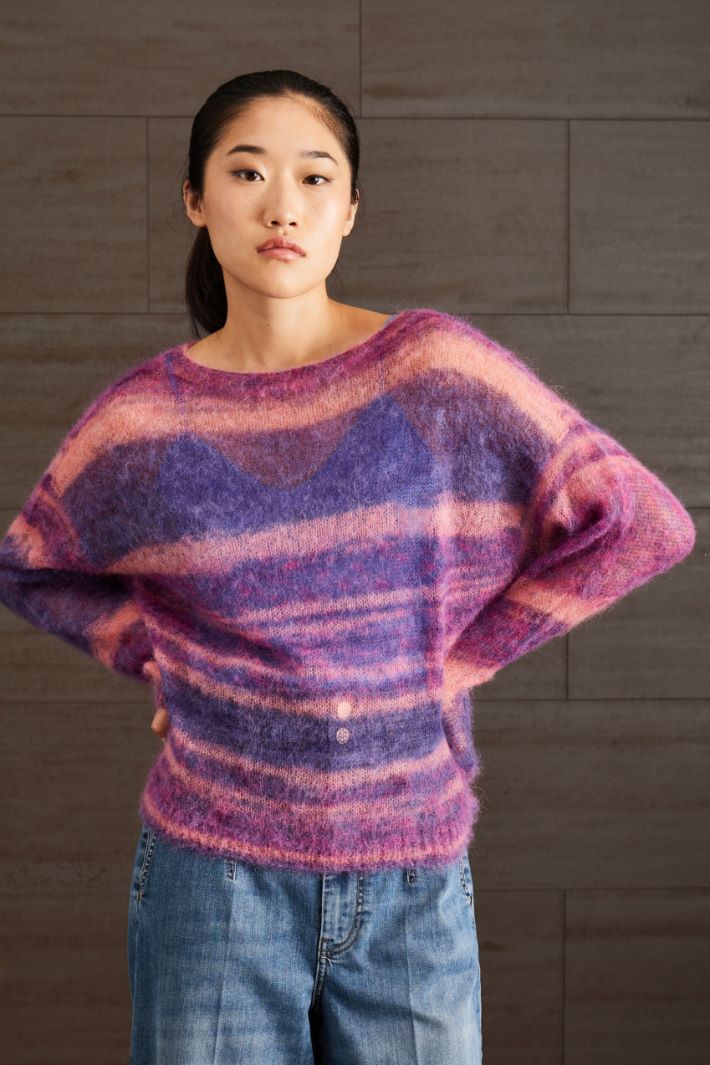 Mohair and alpaca sweater Intrend - 2