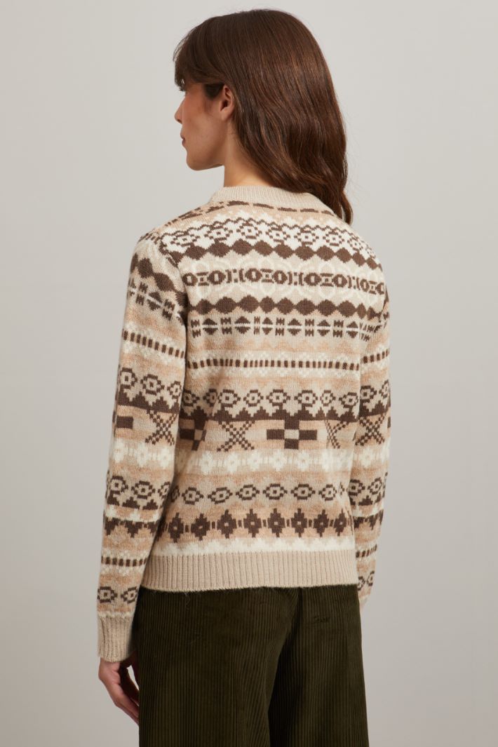 Alpaca and wool sweater Intrend - 4