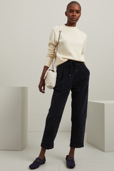 Maglia in alpaca e lana