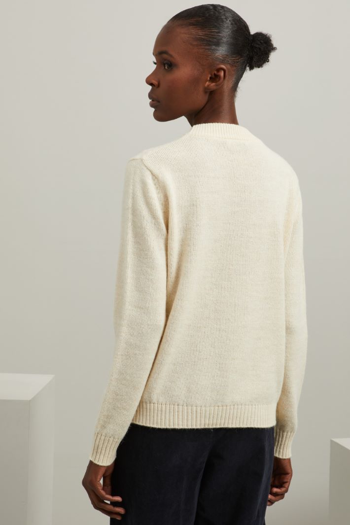 Alpaca and wool sweater Intrend - 4