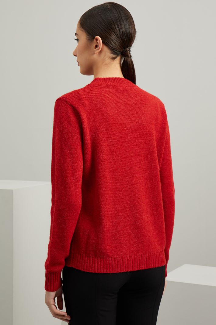 Alpaca and wool sweater Intrend - 4