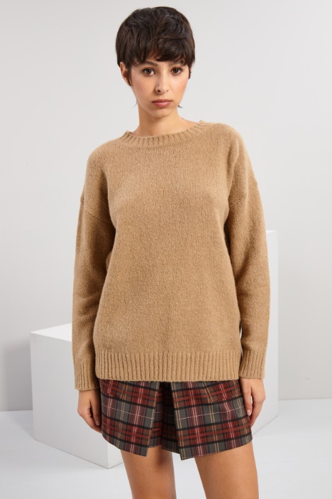 Maglia in alpaca e cotone Intrend