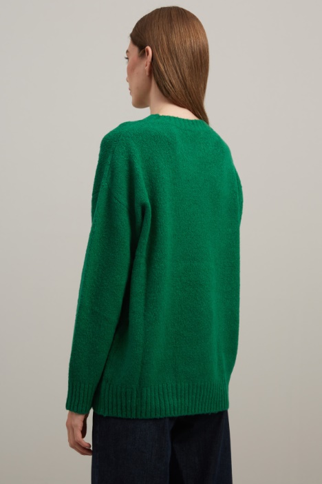 Maglia in alpaca e cotone