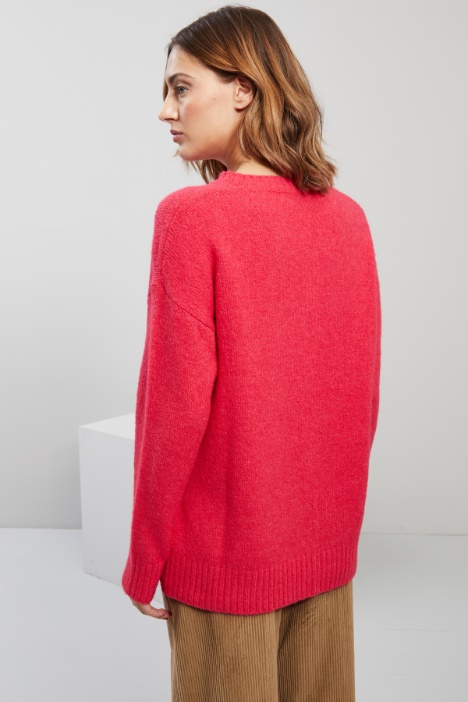 Maglia in alpaca e cotone