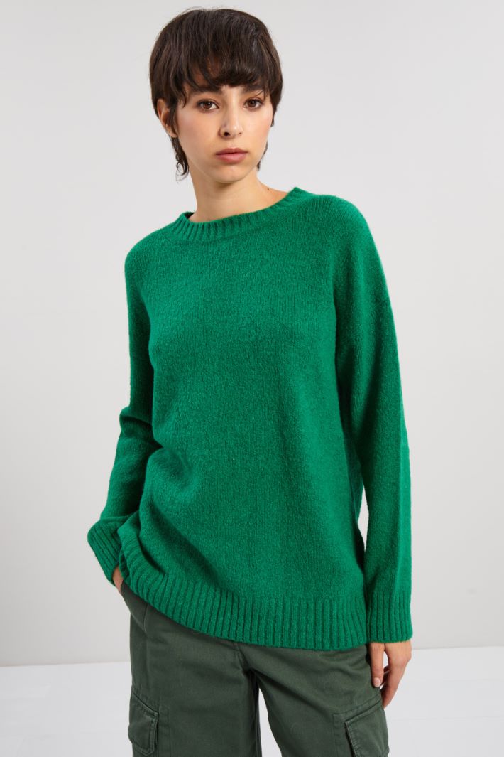 Alpaca and cotton sweater Intrend - 3