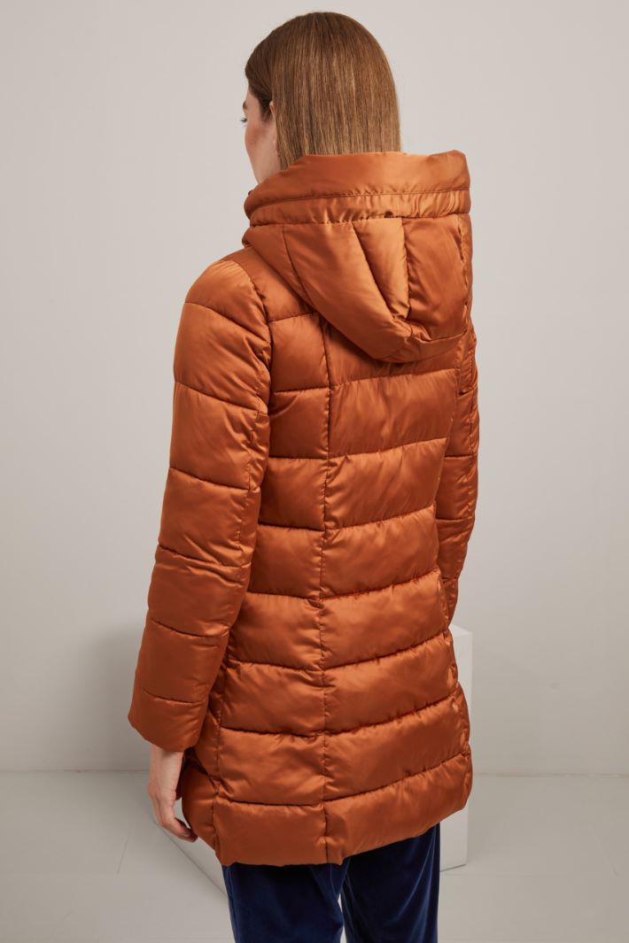 Satin puffer jacket Intrend - 2