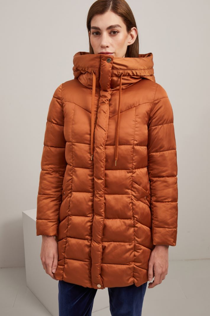 Satin puffer jacket Intrend - 3