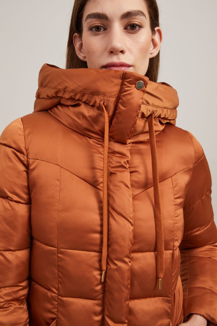 Satin puffer jacket Intrend - 4