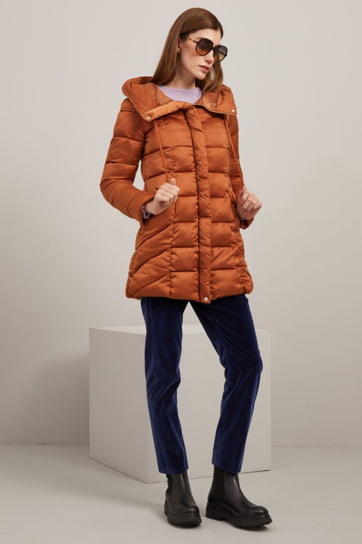 Satin puffer jacket Intrend