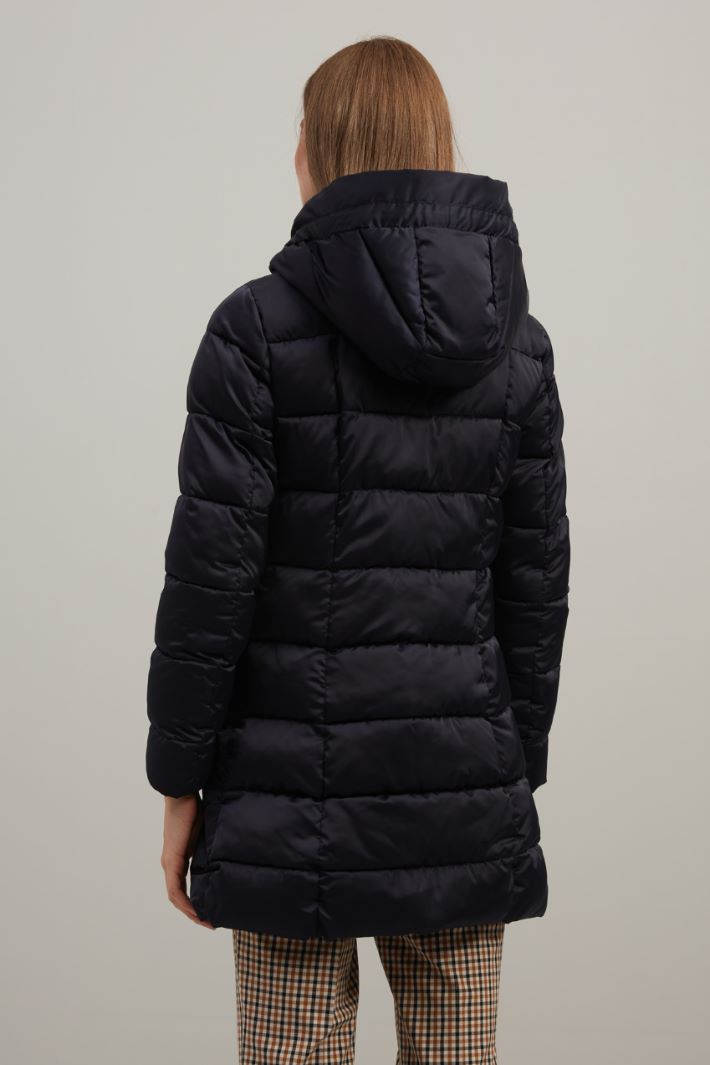 Satin puffer jacket Intrend - 4