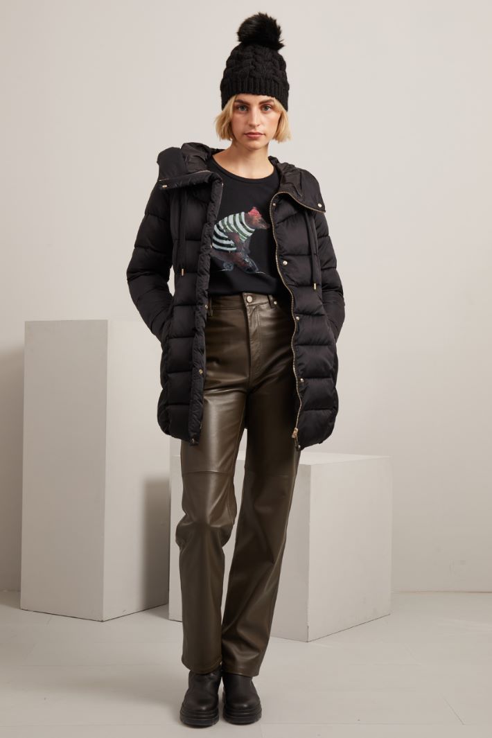 Satin puffer jacket Intrend - 2