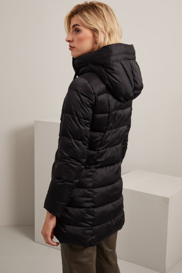 Satin puffer jacket Intrend - 4