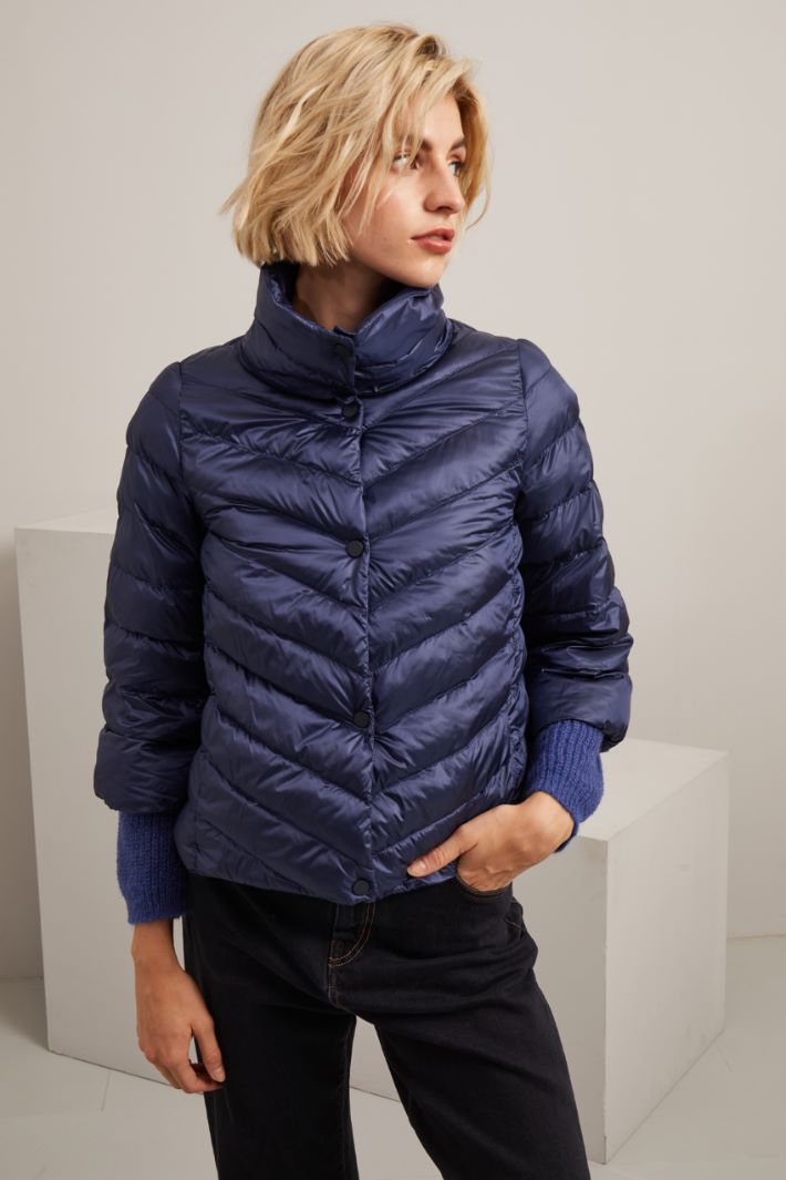 Satin puffer jacket Intrend