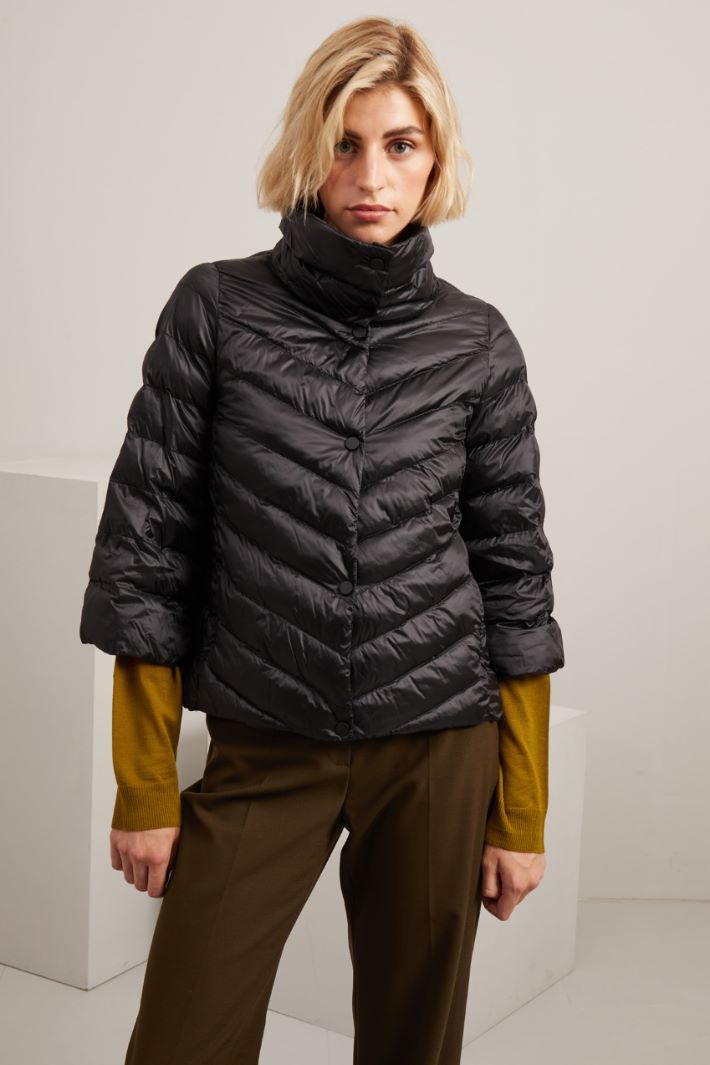 Satin puffer jacket Intrend - 2