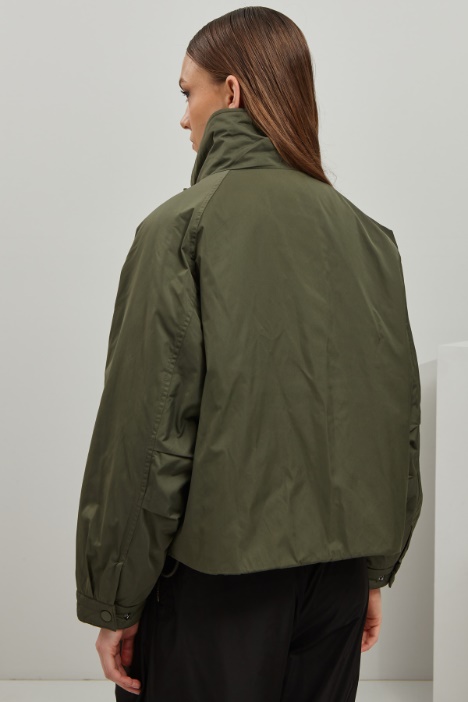 Imbottito corto con collo alto