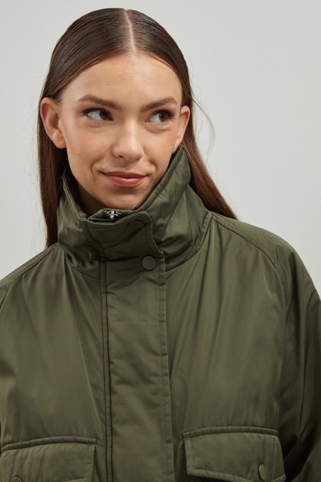 Imbottito corto con collo alto