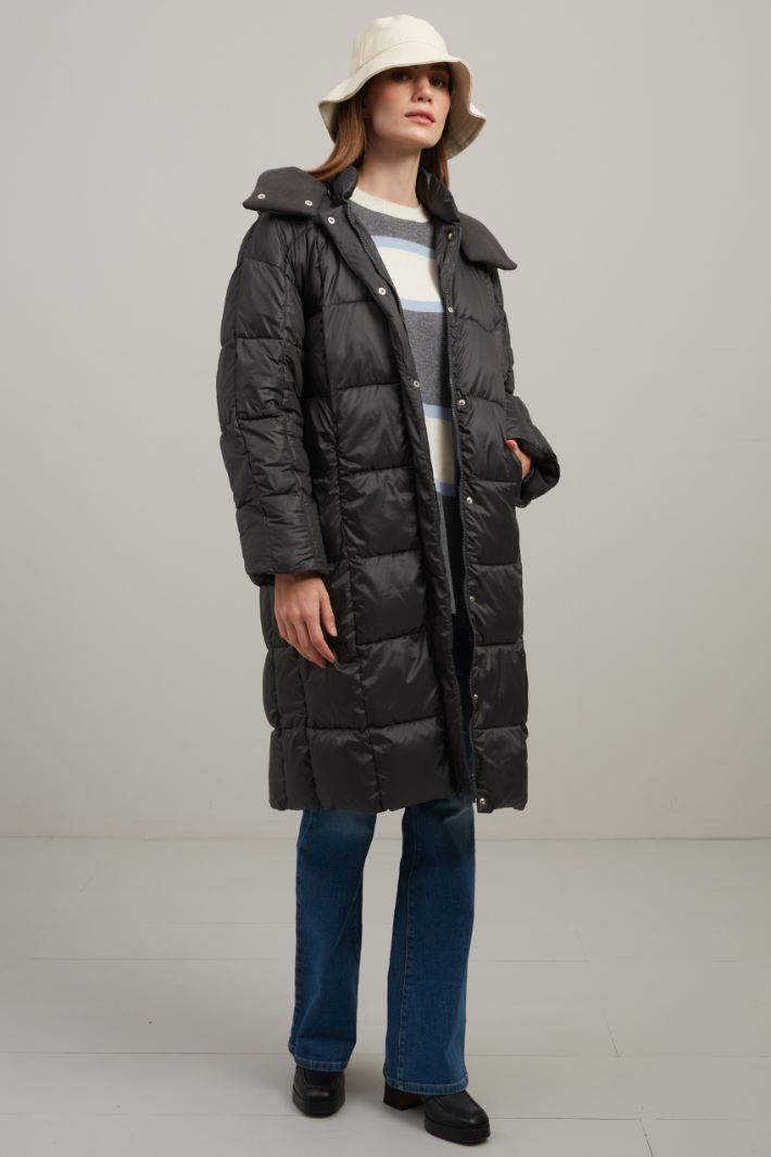 Long quilted padded coat Intrend