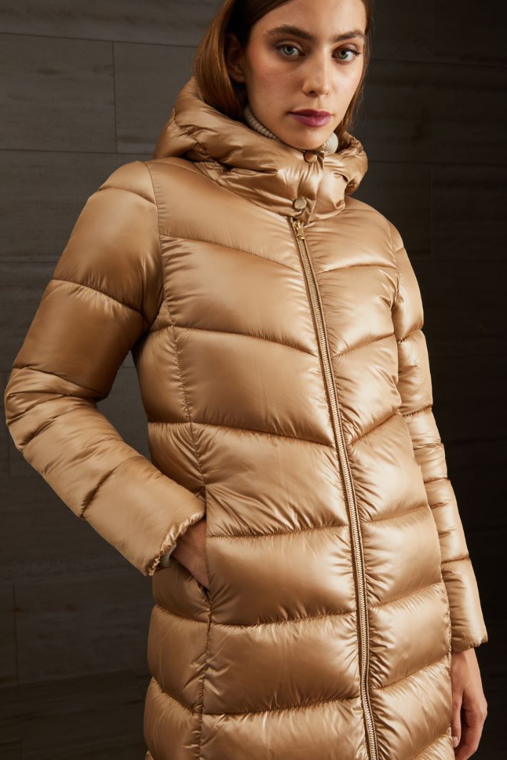 Long quilted padded coat Intrend - 2