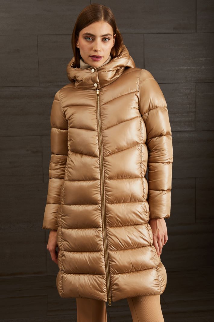 Long quilted padded coat Intrend - 3