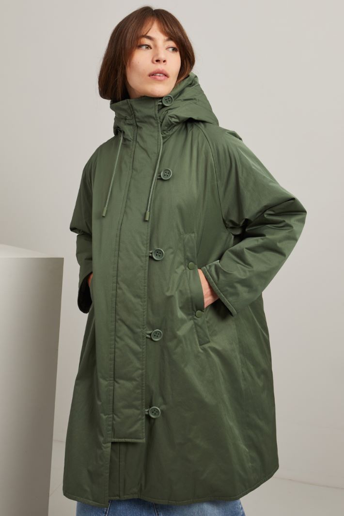 Water-repellent gabardine parka Intrend - 3