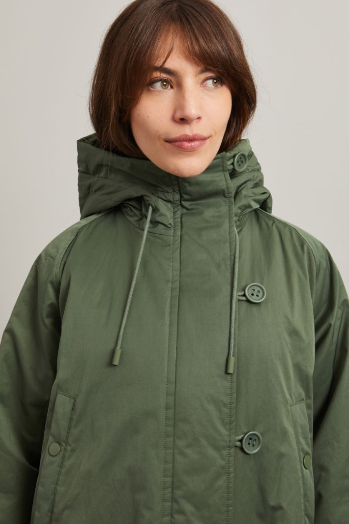 Water-repellent gabardine parka Intrend - 4