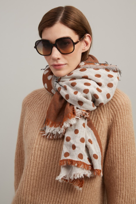 Estola de tejido jacquard