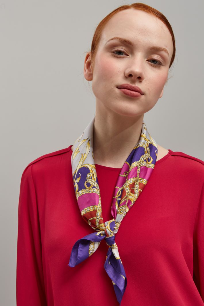 Pure silk foulard Intrend - 2