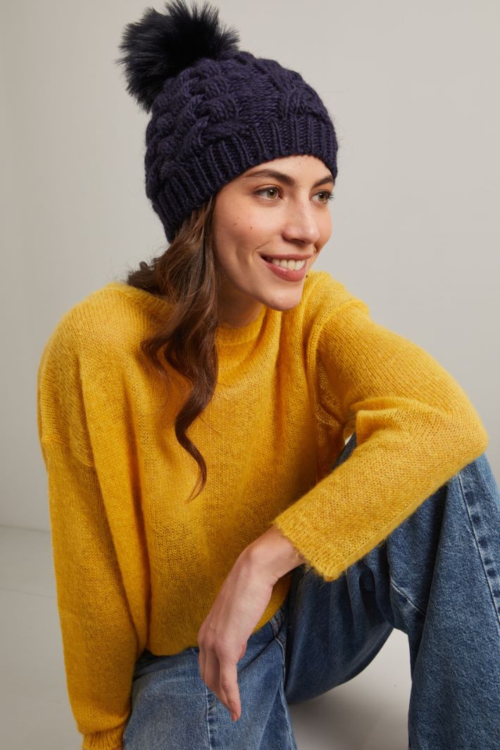 Cable-knit beanie Intrend