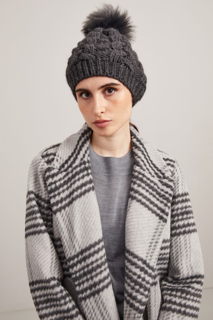 Cable-knit beanie Intrend