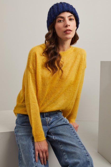 Gorro de punto de lamé