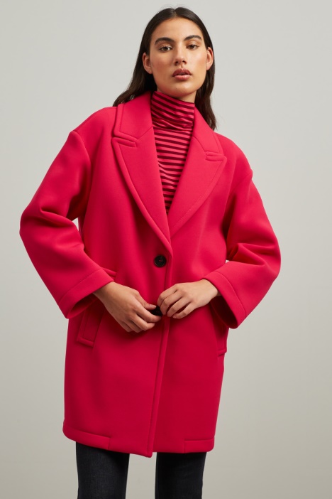 Cappotto in jersey compatto