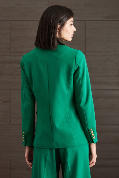 Blazer in jersey di viscosa