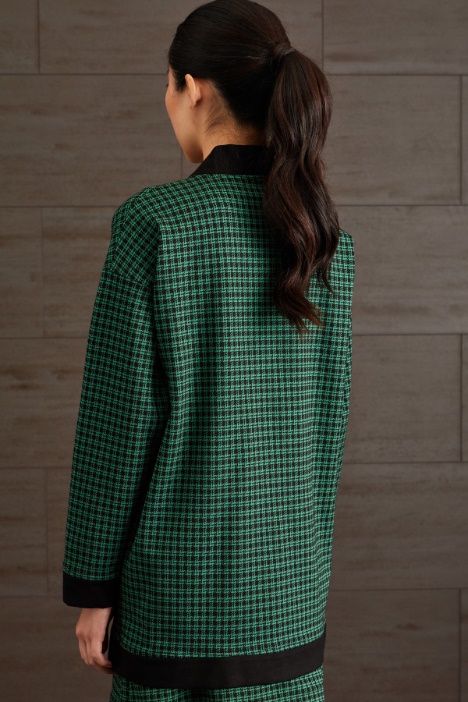 Giacca in jersey jacquard