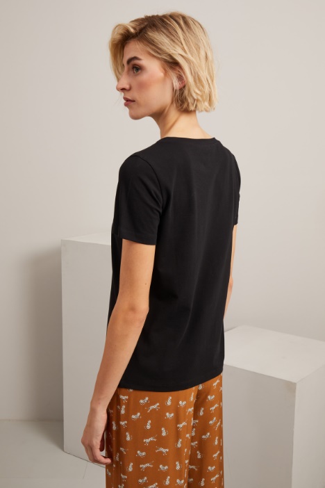 T-shirt in jersey di cotone