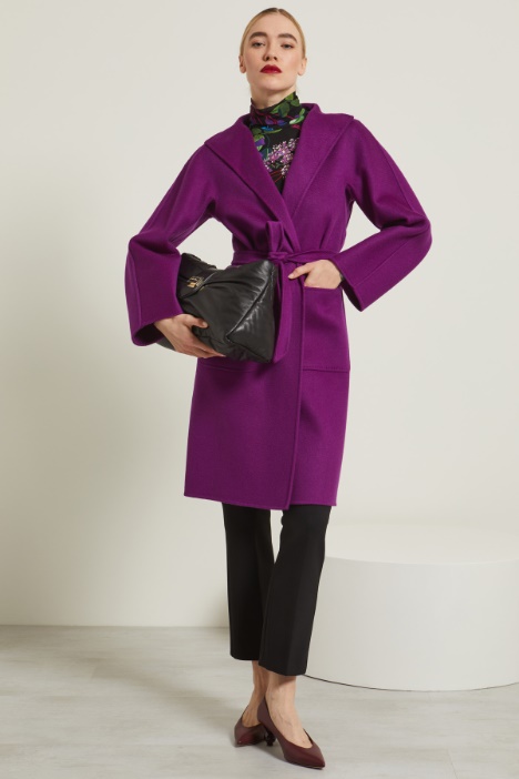 Cappotto In Lana Leggero Donna Per Primavera - Cappotto Elegante Con Colletto A Revers E Tasche, Sofisticato E Comodo