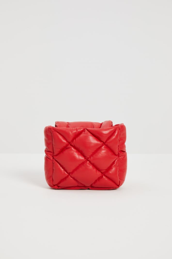 Quilted crossbody bag, red Intrend
