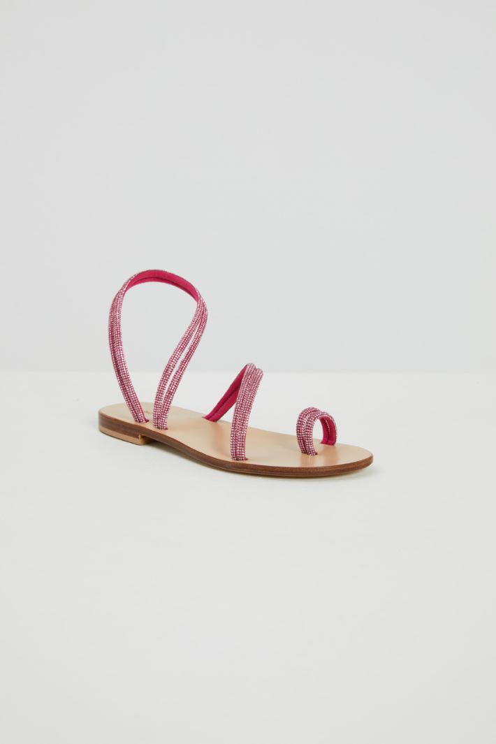Band sandals with rhinestones Intrend - 2
