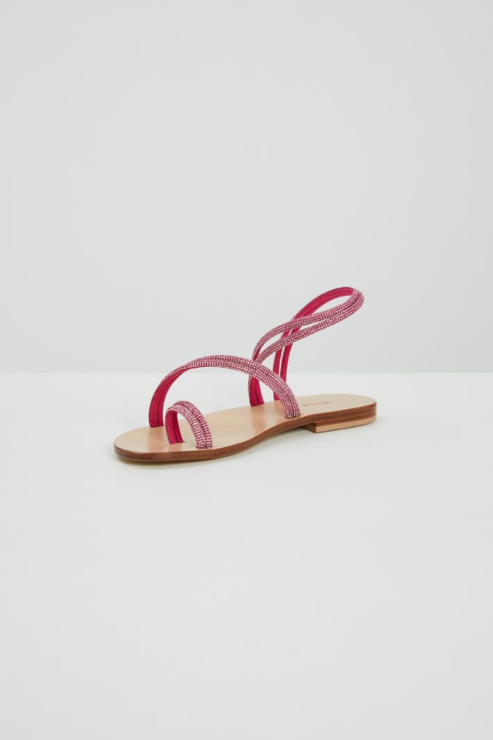 Band sandals with rhinestones Intrend - 3