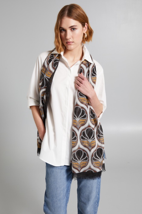 Stola in pura fibra naturale