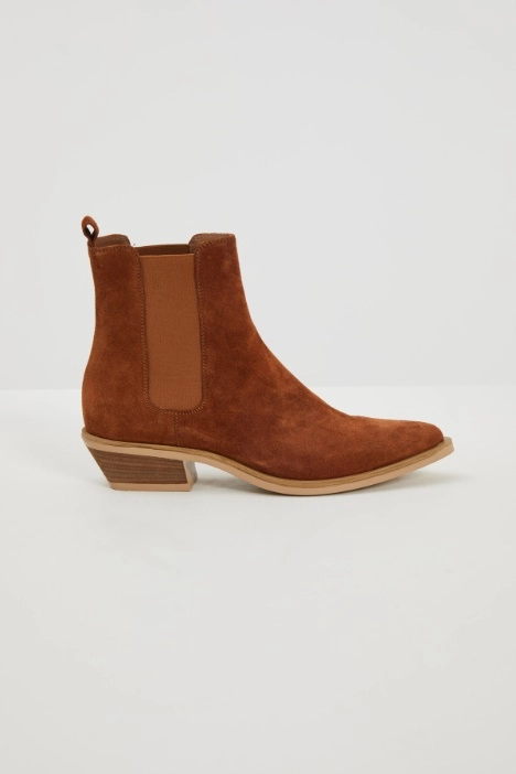 Leather Texas boots - Intrend