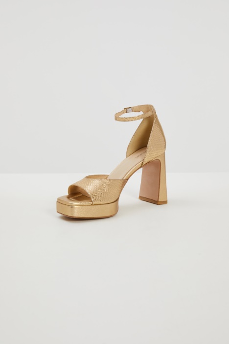 Sandali stampa rettile