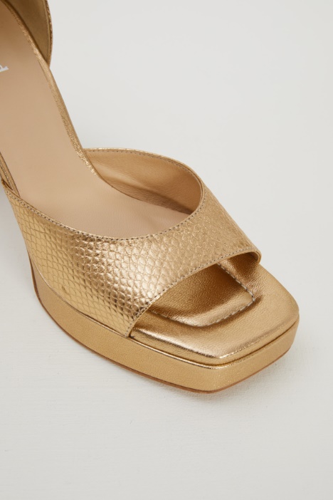 Sandali stampa rettile