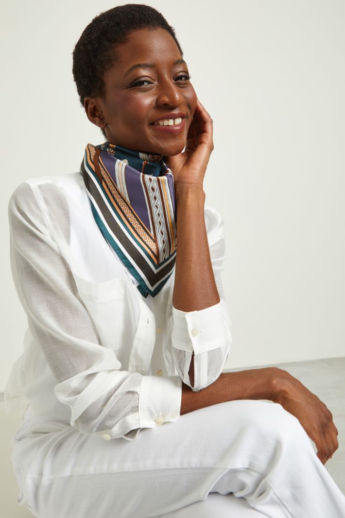 Silk twill foulard Intrend - 2